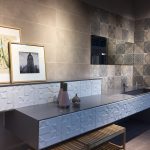 Ambiente decorado cuadrados grandes