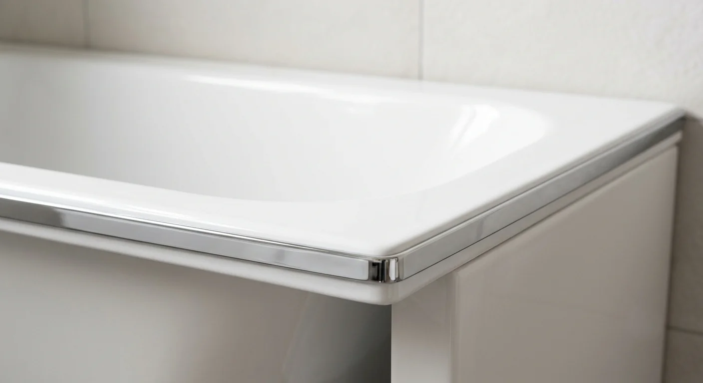 bañera de acero esmaltado blanco
