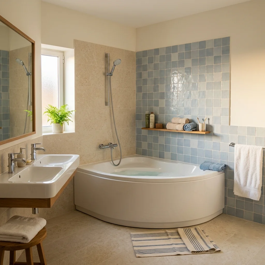 Bañera angular