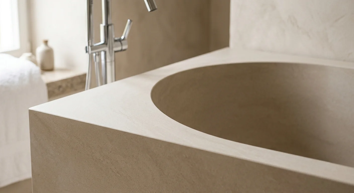 Bañera de resina