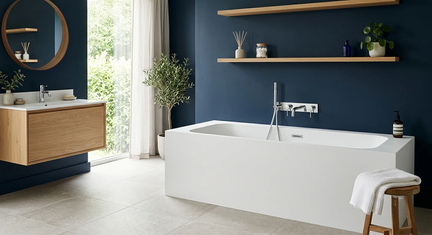 Bañera semiisla