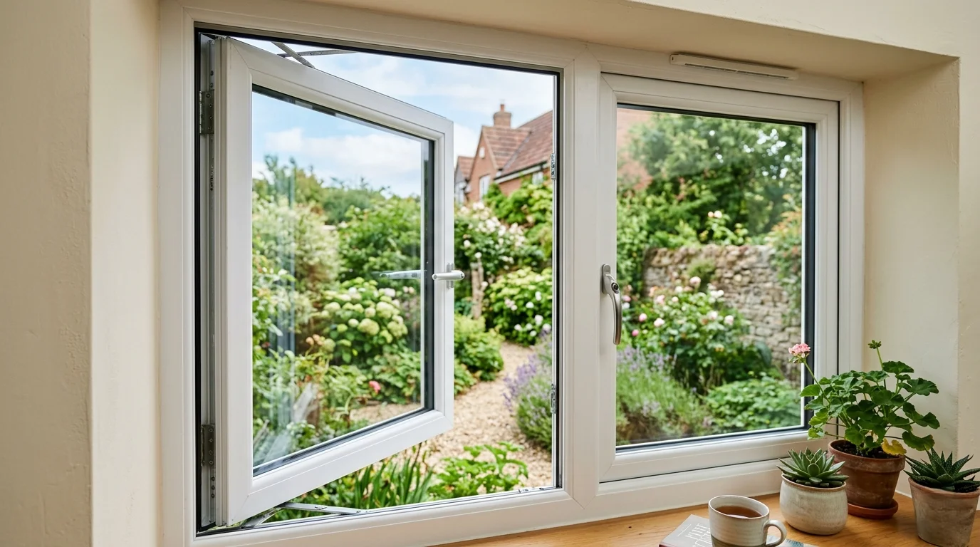 Ventana abatible o practicable