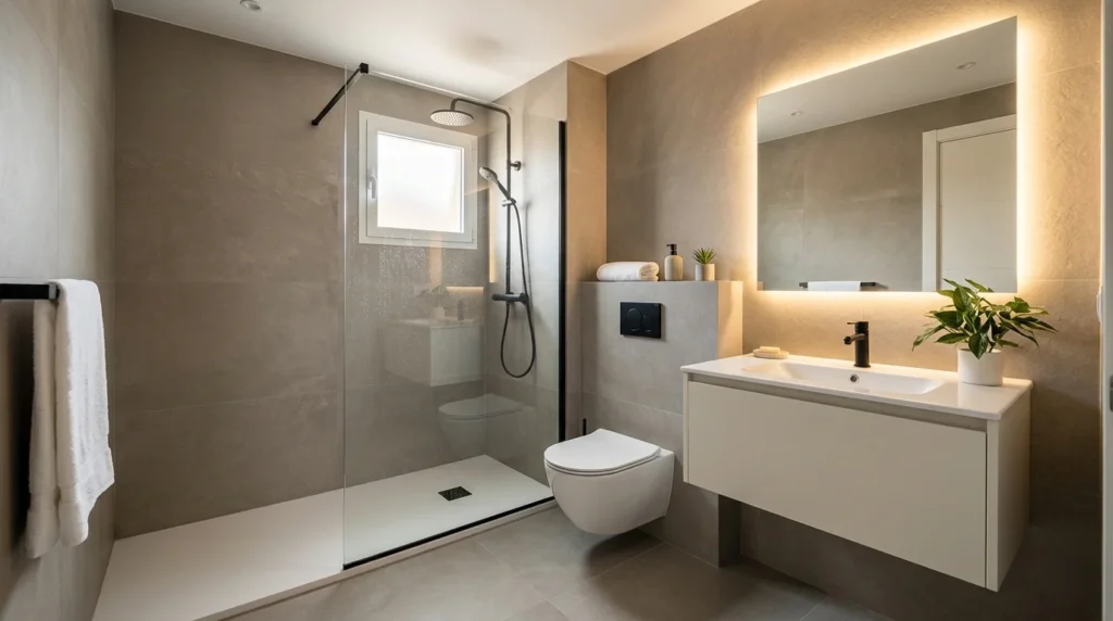 Cómo aprovechar al máximo un baño pequeño: distribución, materiales y trucos