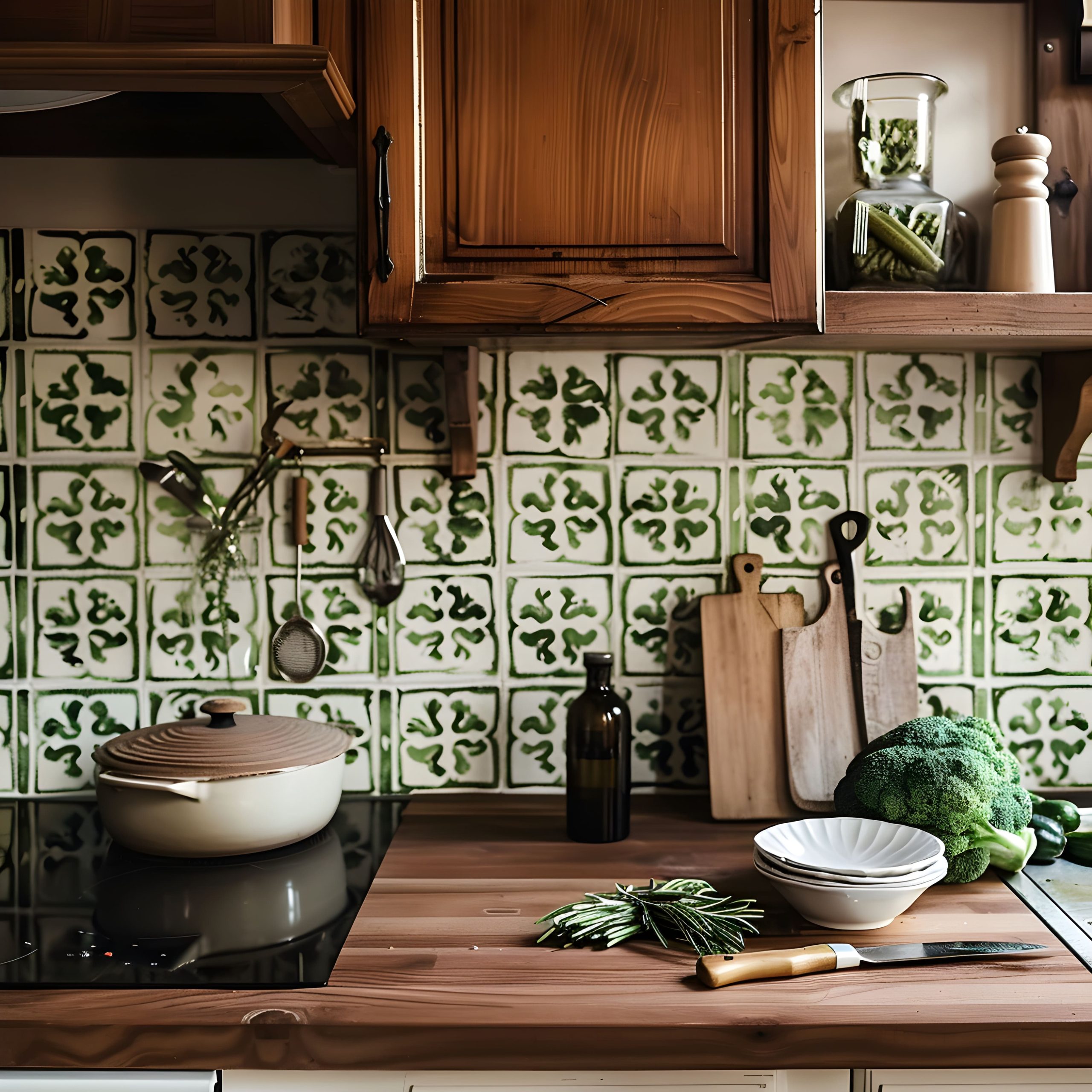 Mosaico artístico para cocina 