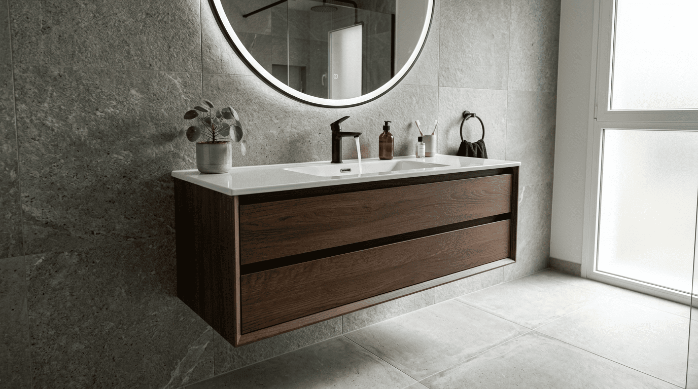Mueble de baño suspendido 