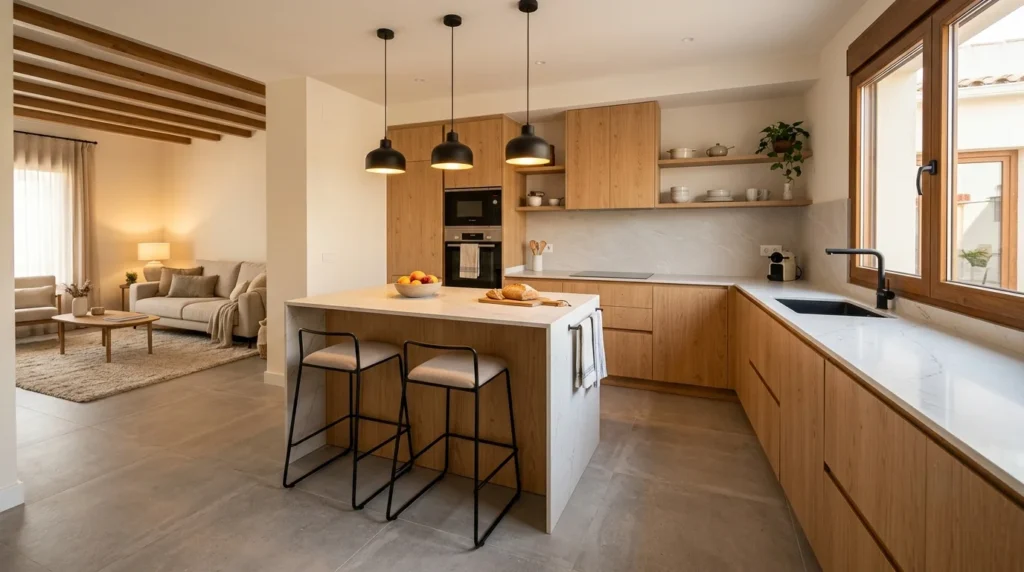 Tendencias en reformas de cocina para 2027: colores, materiales y diseño que marcan la próxima temporada